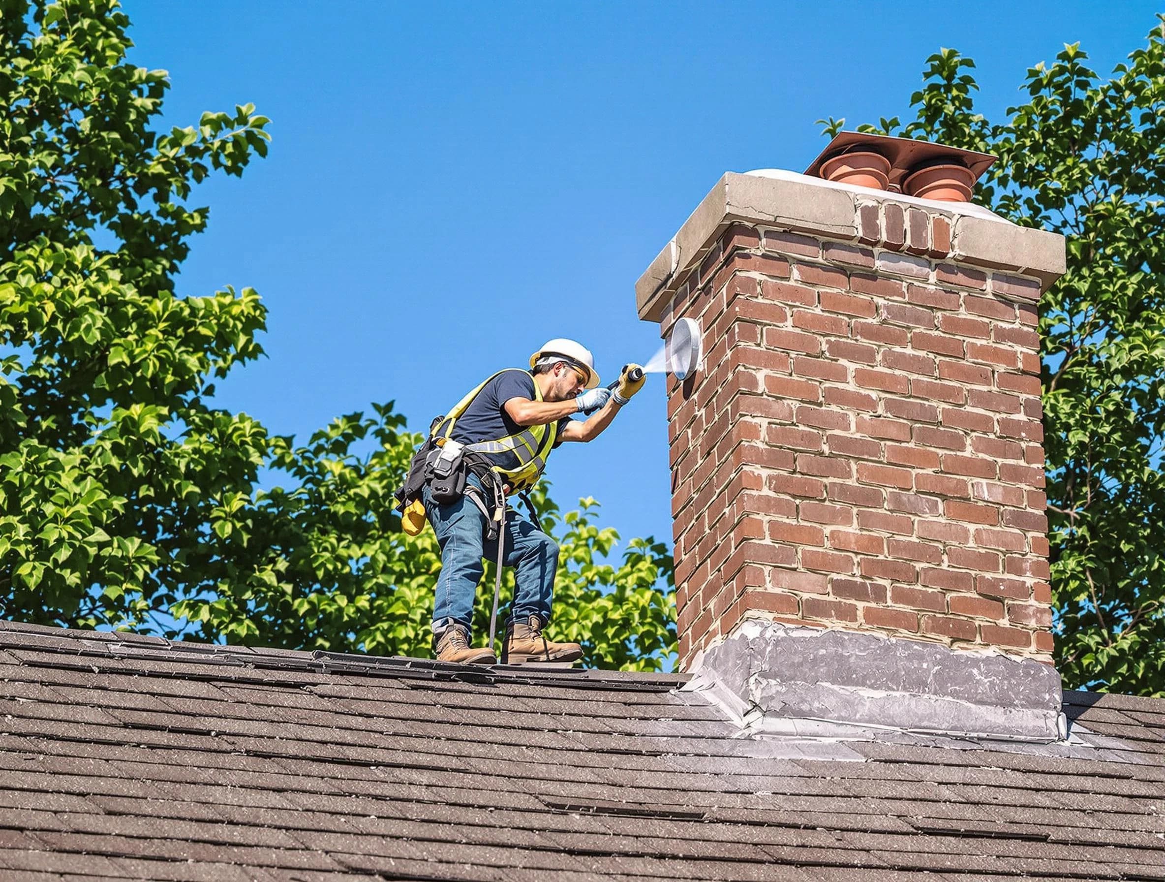Montrose Chimney Sweep performing an inspection with advanced tools in Montrose, VA