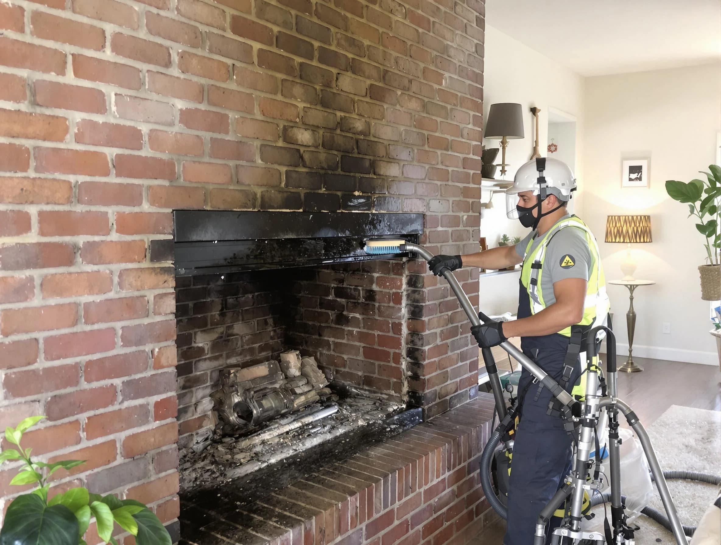 Montrose Chimney Sweep providing fireplace cleaning services in Montrose, VA
