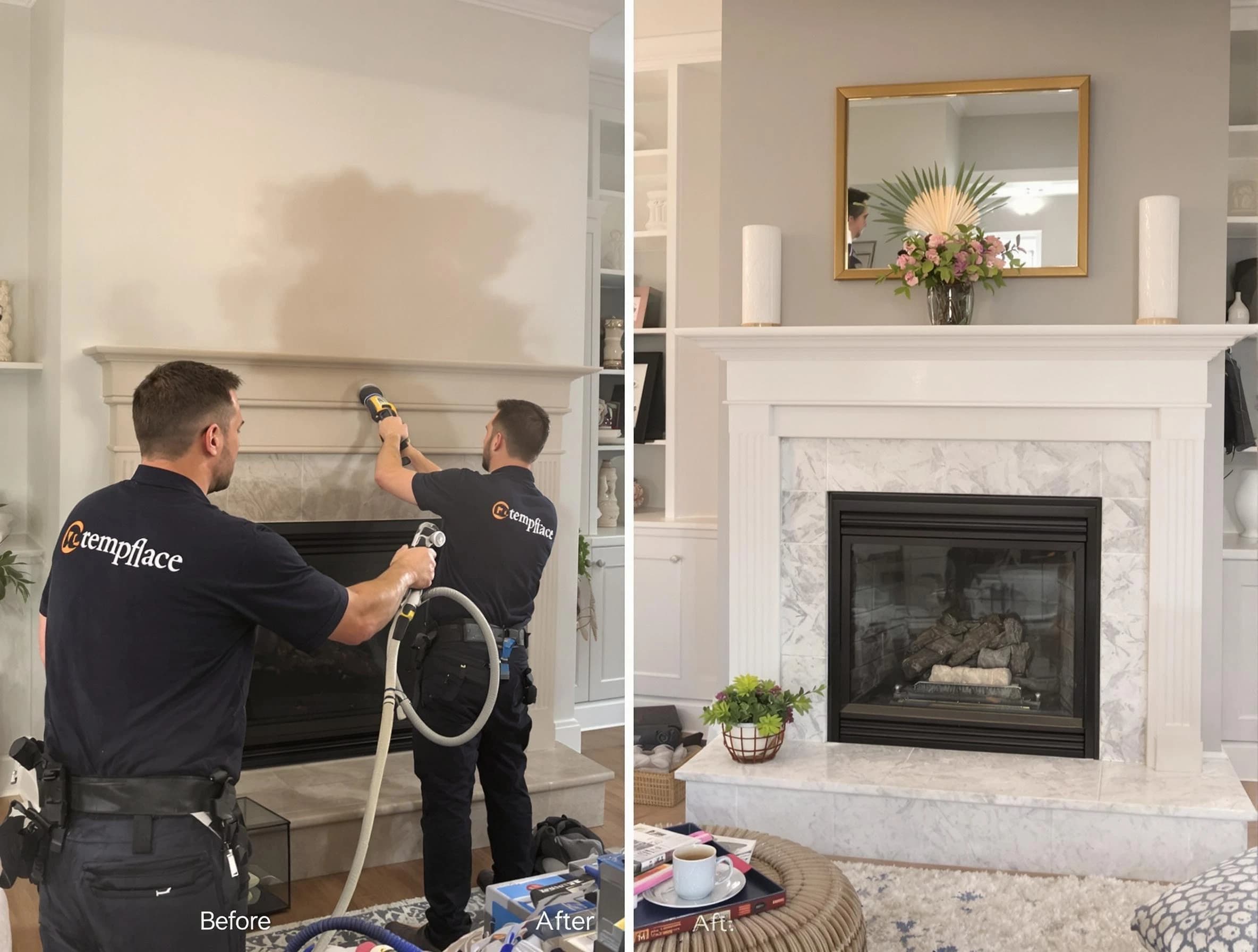 Professional soot removal by Montrose Chimney Sweep team in Montrose, VA