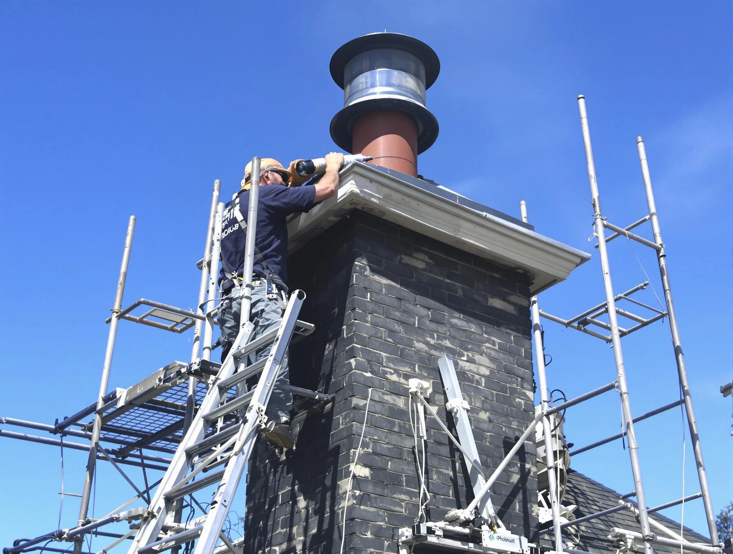 Sturdy chimney crown finished by Montrose Chimney Sweep in Montrose, VA