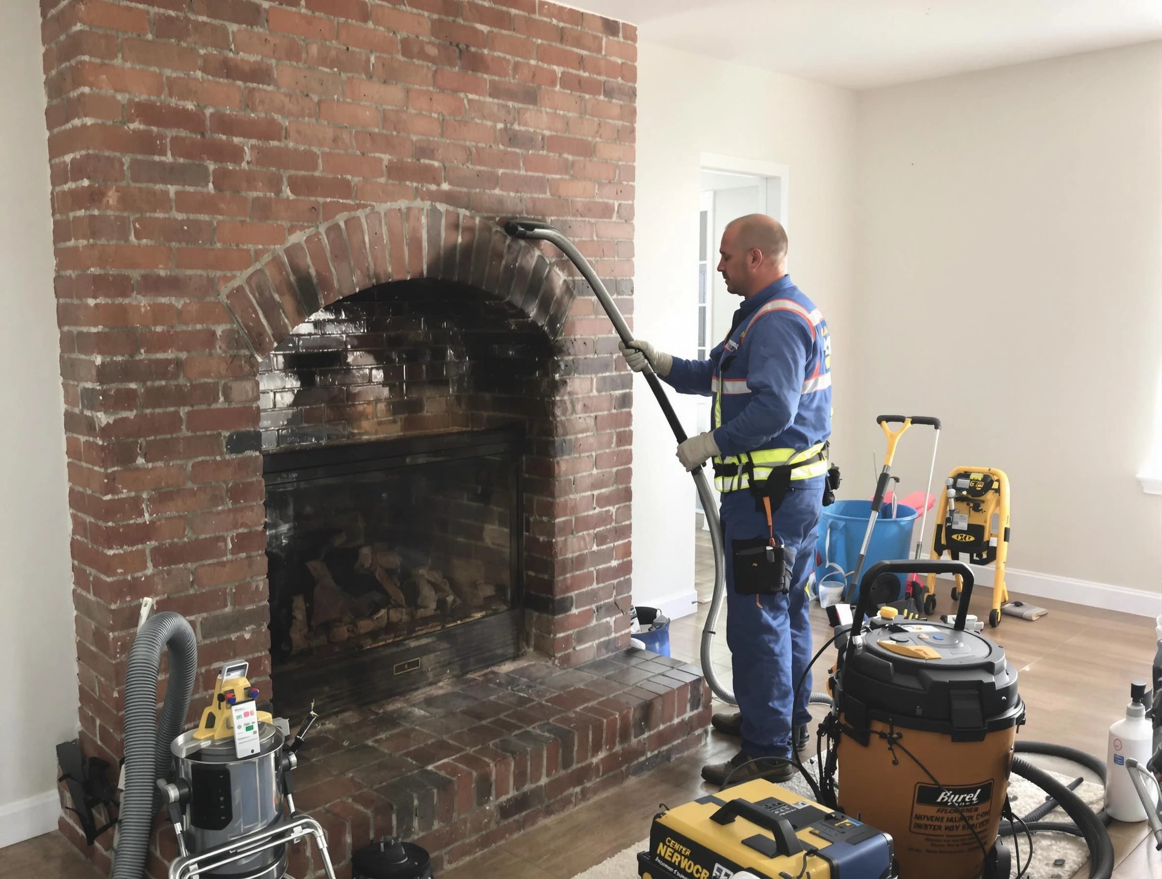 Montrose Chimney Sweep expert performing detailed chimney sweep in Montrose, VA