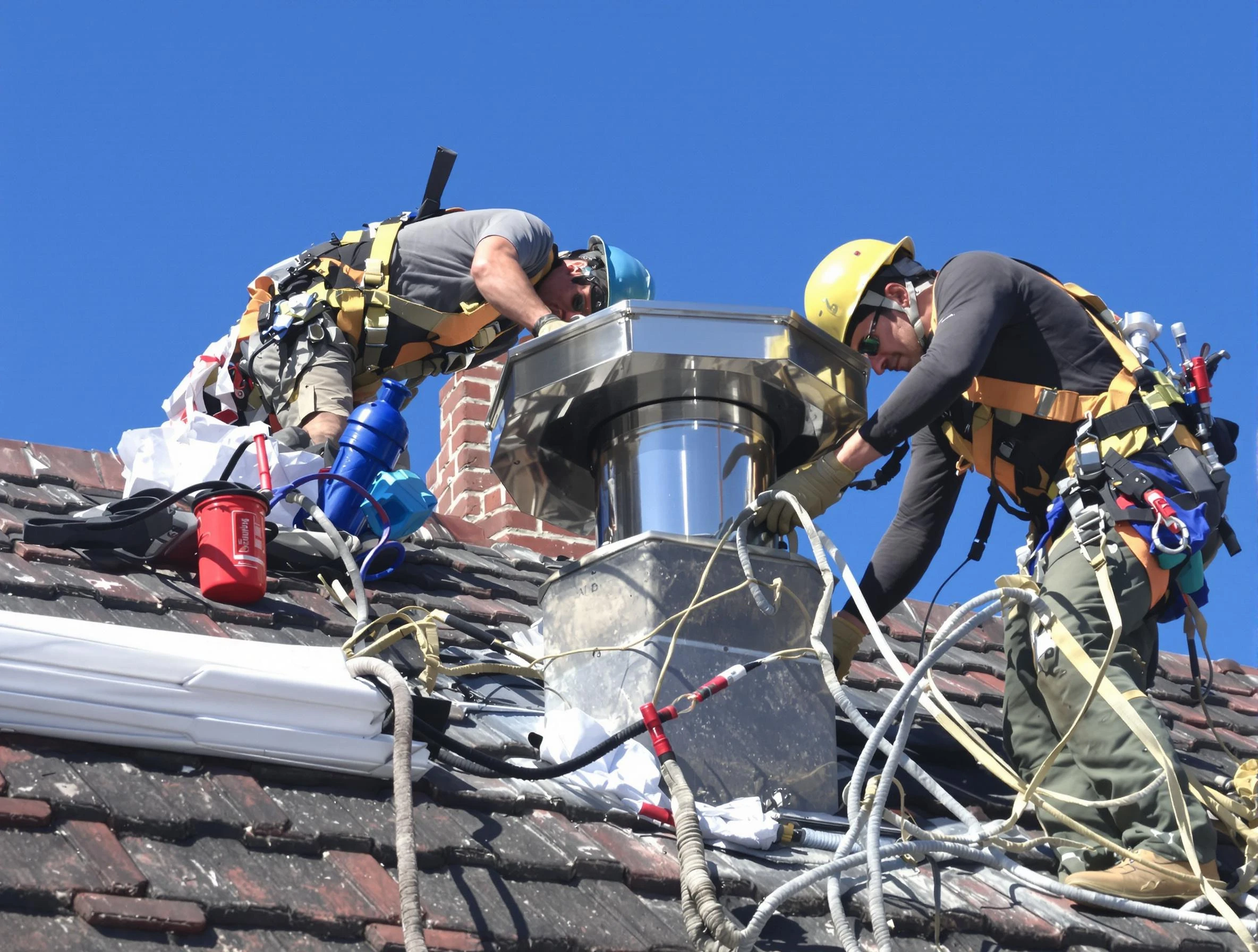 Protective chimney cap installed by Montrose Chimney Sweep in Montrose, VA