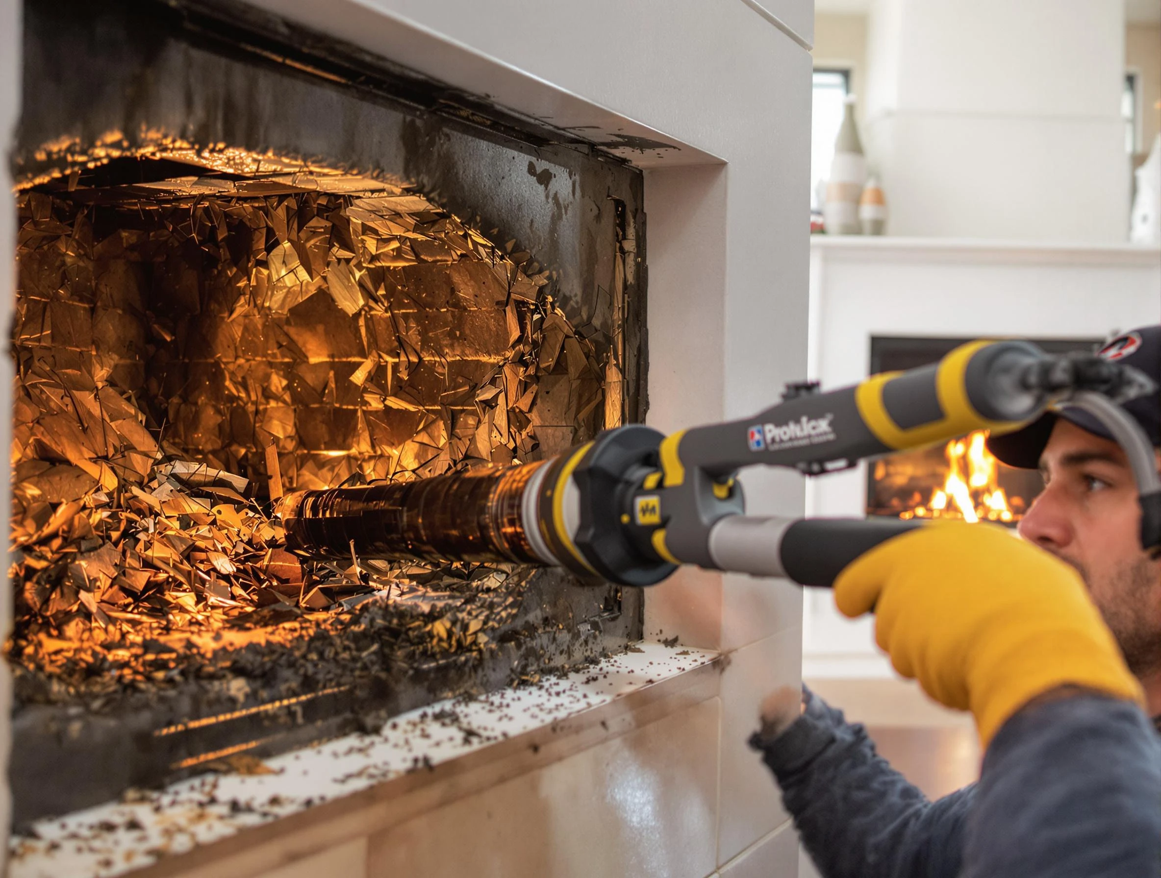 Professional chimney cleaning by Montrose Chimney Sweep in Montrose, VA