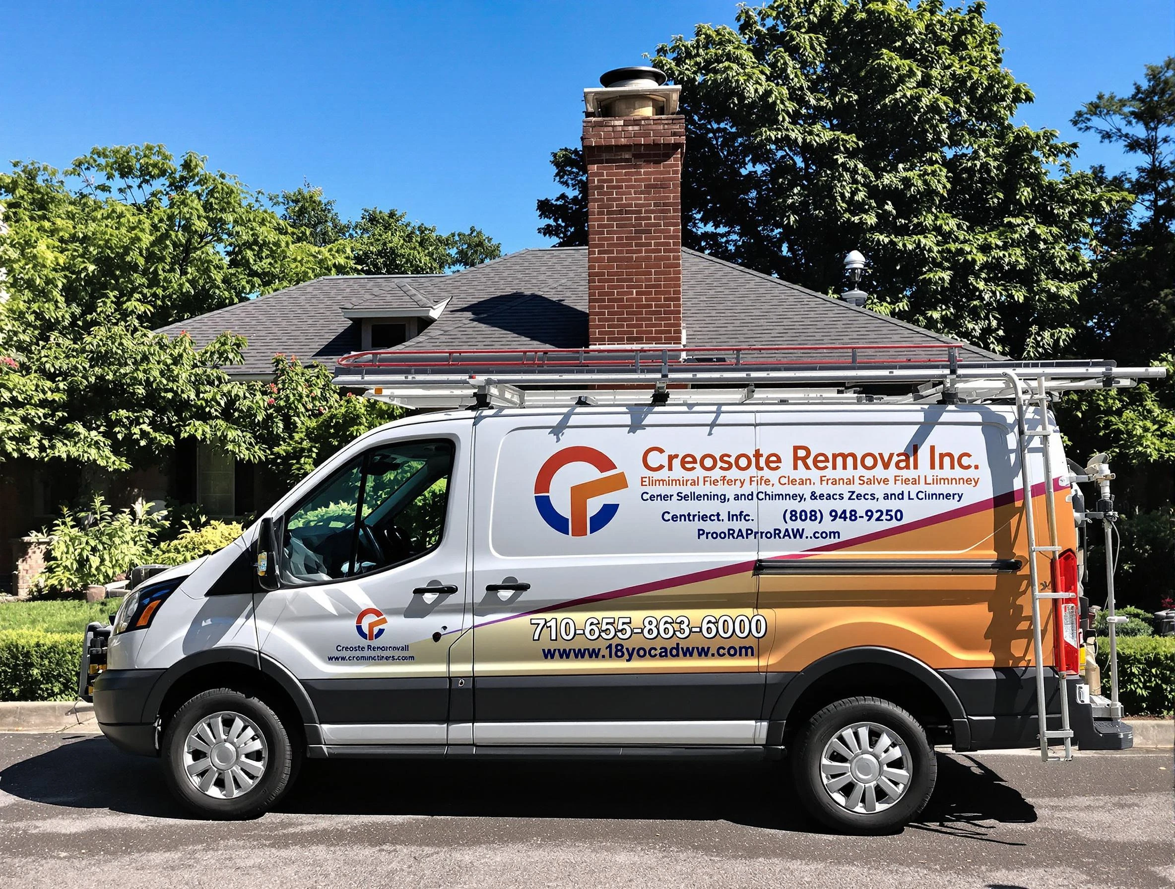 Montrose Chimney Sweep technician removing creosote safely in Montrose, VA